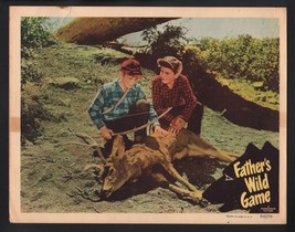 Father&#39;s Wild Game 11&quot;x14&quot; Lobby Card Gary Gray Georgie Nokes G - £26.90 GBP