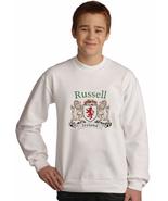Russell Irish coat of arms Sweatshirt in White - $40.14 CAD
