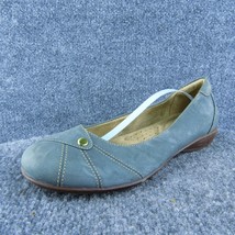 Naturalizer Garette Women Flat Shoes Blue Leather Slip On Size 9.5 Medium - £19.78 GBP