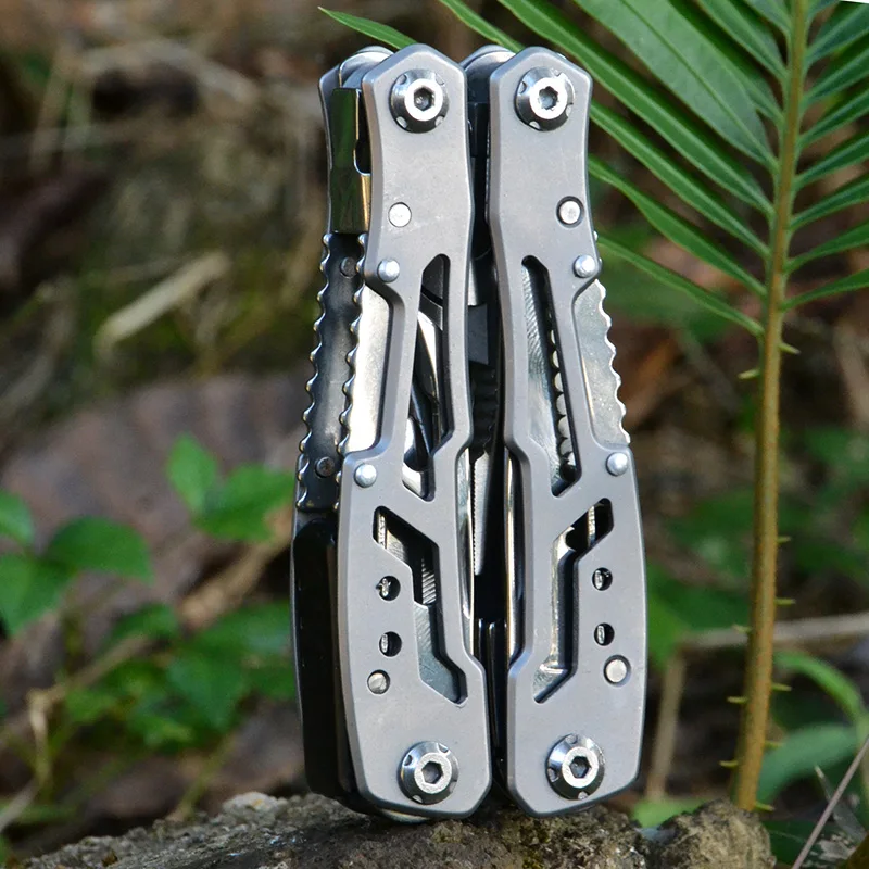 Ortable stainless steel edc folding multifunction tools emergency survival knife pliers thumb200