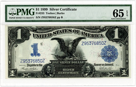 Fr.233 1899 $1 Silver Certificate PMG Gem UNC 65 EPQ - £852.88 GBP