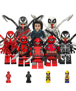 Marvel Venom Riot Carnage Anti-Venom Mrs. Chen Deadpool 8pcs Minifigures... - $25.28 CAD