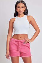 YMI Jeanswear Full Size Drawstring Raw Hem Shorts - $39.98