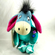 Disney Mini Bean Bag Figure Eeyore Dressed as Dinosaur 9"  Plush Toy w/Tags - $14.01