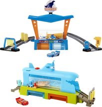Mattel Disney and Pixar Cars Toys, Submarine Car Wash Playset with Color... - $34.99