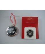 2020 Life&#39;s Next Journey Silver Color Metal Compass Hallmark Keepsake Or... - $30.50 CAD