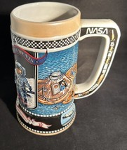 Miller Great American Achievements NASA 1969 1990 Moon Landing Beer Stein - $11.88