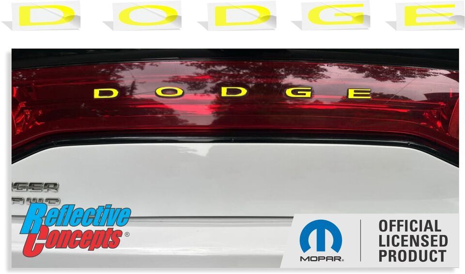 DODGE Trunk Badge Overlay Decal for 2011-2023 Dodge Charger