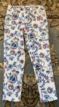 Colette Lilly Pants Size Large 6x Leggings FLORAL - $11.29