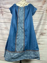 C.O.C. Off Shoulder Chambray Dress Womens 2XL Side Pockets Peasant Boho ... - $18.00