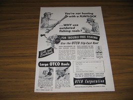 1949 Print Ad OTCO Surf Slip-Cast Fishing Reels &amp; Deep Sea Cleveland,OH - £13.41 GBP