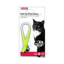 Beaphar Cat Flea Reflective Collar, Pack of 2, Yellow  - £19.36 GBP