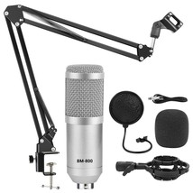 Profession Microphone Sound Card Silver kits A - £48.07 GBP