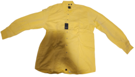 Haupt Classic Yellow Long-Sleeve Button-Down Shirt (Large) - £100.59 GBP