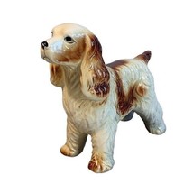 Vintage Brown and white Cocker Spaniel bone china figure - £10.90 GBP