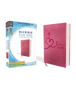 NIV, Bible for Kids, Leathersoft, Pink, Red Letter, Comfort Print: Thinl... - $27.90