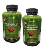 2 Packs Irwin Naturals Steel-Libido RED 132 Liquid Soft-Gels - £59.37 GBP