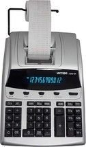 Victor 12-Digit Desktop Adding Machine, Large Easy To Read Display,, 1240-3A - £89.74 GBP