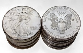 Rollio Di 20 1994 1 Oz. Argento Americana Eagles Bu Condizioni - $1,440.78