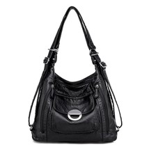 Hot Soft Leather Handbags Women Bags Designer Multifunction Shoulder Bags for Wo - £40.02 GBP
