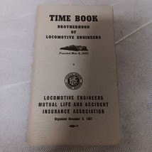 1966 Brotherhood Of Locomotive Engineers Time Book New Unused Condition - £7.03 GBP