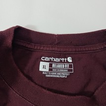Carhartt 105183 PRT Relaxed Fit Men's Red Cotton Short Sleeve T-Shirt Size XL image 3