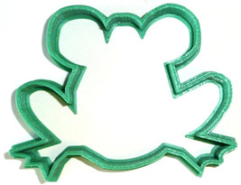 Frog Outline Pond Toad Amphibian Animal Cookie Cutter 3D Printed USA PR2041 - £2.39 GBP