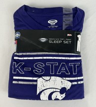 Concepts Sport Kansas State Wildcats Sleep Set Pants &amp; S/S Top Mens Small NWT - £23.14 GBP