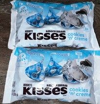 Hershey&#39;s Kisses ~ Cookies N Creme White Chocolate Candy 9 oz, 09/2024 ~ 2 Bags - £17.32 GBP
