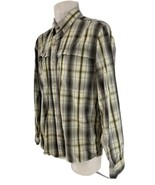 Carhartt Relaxed Fit Mens M Plaid Cotton/Nylon Vented Force Expedition S... - $21.78