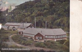 Hardwick Vermont VT Fletcher Granite Co 1912 Postcard C07 - £2.39 GBP