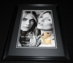 Cara Delevigne &amp; Kate Moss 2015 Burberry Framed 11x14 ORIGINAL Advertise... - £27.13 GBP