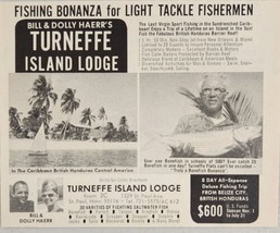 1968 Print Ad Turneffe Island Lodge Caribbean British Honduras Bonefish ... - £8.18 GBP