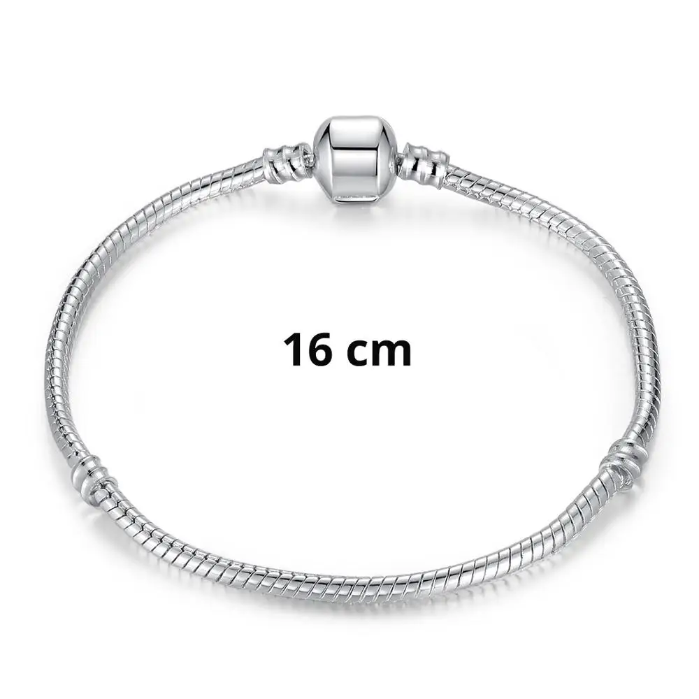 Hot Sale Fashion Silver color Snake Chain European Charm Bead Fit Origin... - £15.33 GBP