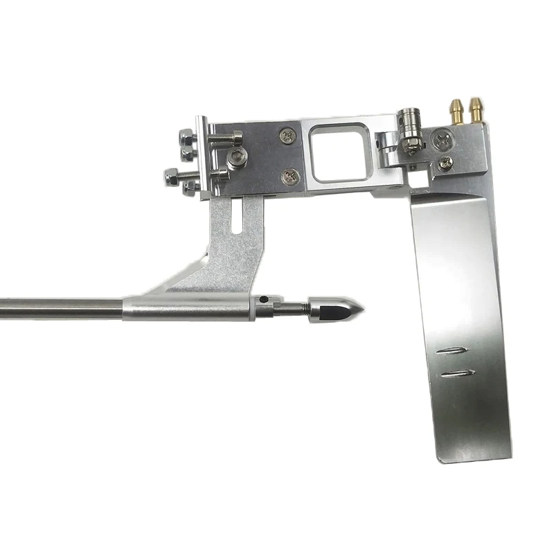 1Set 110mm Water Suction Rudder+Shaft Bracket+4mm Flex Shafts+Drive Dog+Brass - £38.67 GBP