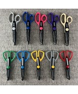 Lot of 10 Paper Edgers Scissors Crafters Lot  (5 FISKARS BRAND &amp; 5 Un-Br... - £14.19 GBP
