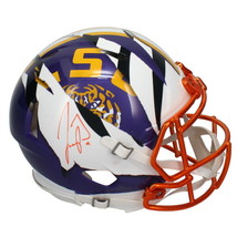 Joe Burrow Autographed Bengals / LSU Ripped Hand Painted Speed Helmet Fanatics - £2,580.70 GBP