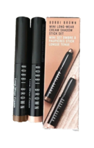 2 pack Bobbi Brown mini Long Wear Cream  golden bronze/moon stone read - $20.67