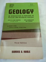College Outline Series GEOLOGY by Richard M. Pearl 1964 3rd ed. Barnes &amp;... - £6.30 GBP