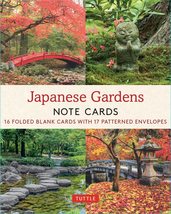 Japanese Gardens, 16 Note Cards: 16 Different Blank Cards with Envelopes... - £10.89 GBP