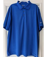 Nike Golf Men&#39;s Oxford Pull over shirt 3 button plackard Dri Fit XXL - £11.40 GBP