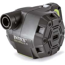 Intex - Rechargeable Electric Air Pump, 3 Interchangeable Nozzles, Indoo... - £67.03 GBP