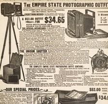 1900 Empire State Camera Advertisement Victorian Sears Roebuck 5.25 x 7&quot;  - $18.49