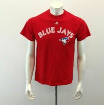 Toronto Blue Jays MLB #13 Brett Lawrie Red T Shirt Boys Medium Majestic - $7.92