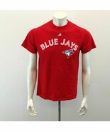 Toronto Blue Jays MLB #13 Brett Lawrie Red T Shirt Boys Medium Majestic - $7.92