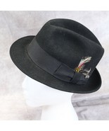 Bailey Of Hollywood Gangster Fedora Felt Hat 100% Wool Size 7 - $97.02