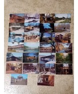 Vintage Lot Of 26 Postcards Covered Bridges Ashtabula County Ohio - £21.79 GBP