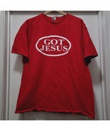 Got Jesus Parody Milk Red T-shirt Christian Bible Religion Shirt Men&#39;s XL - $15.48