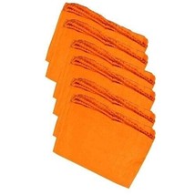 Pack of 6 Cotton Cleaning Cloth Yellow Duster for Car Bike Home 45 x 67 cm - £13.53 GBP