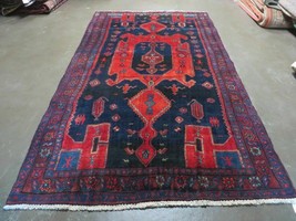 137cm x 249cm antique handmade India tribal geometric wool carpet red-
show o... - £847.50 GBP
